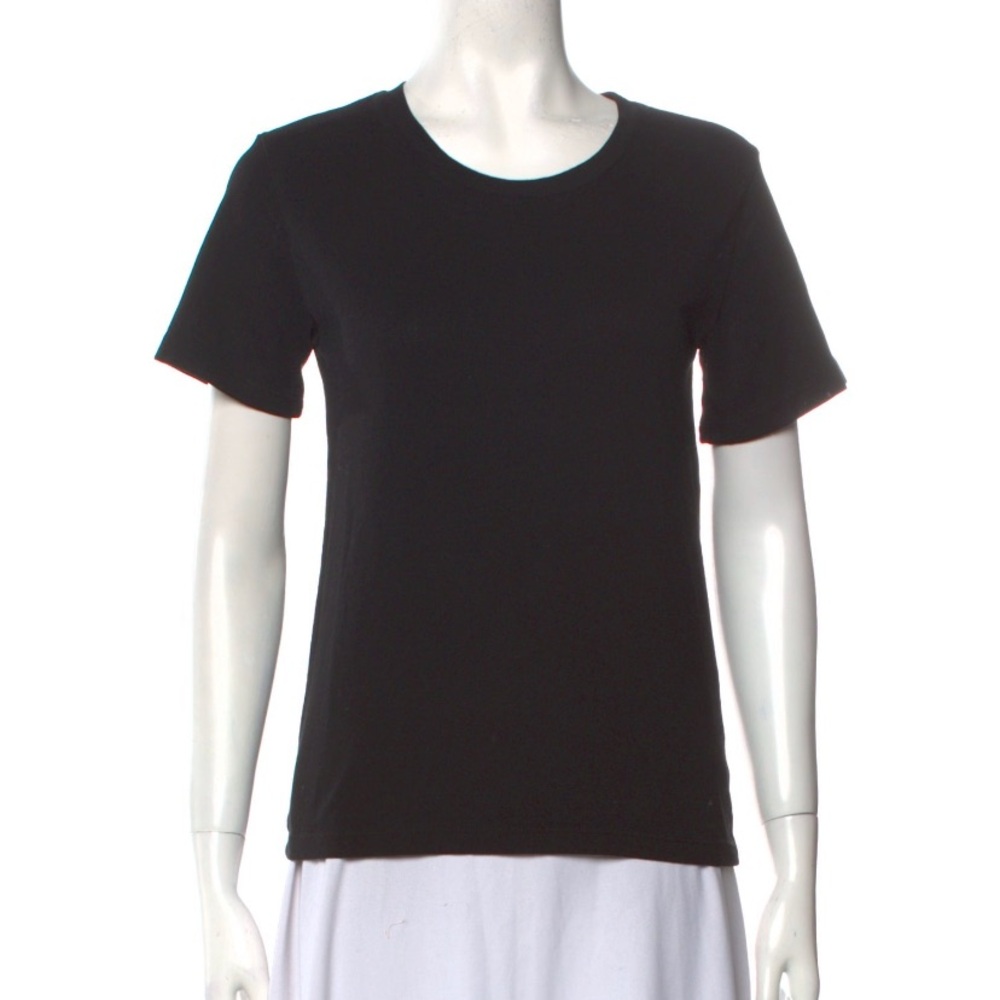 Nili Lotan Black Short Sleeves Crew Neck T Shirt SZ XS